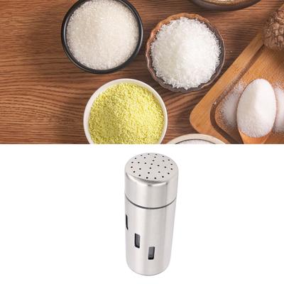 Küchengewürzdose Multifunktional 304 Edelstahl Gewürzstreuer Gewürzdose mit Deckel für Salz Zucker