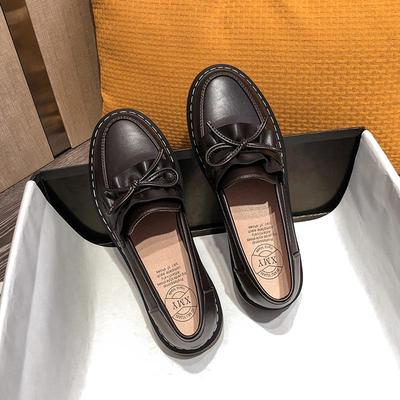 Mocassini da donna: Scarpe in pelle Uniforme Base JK Giapponese - Primavera & Autunno Taglia Grande
