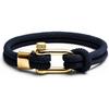 Sport Handgemacht Outdoor Armband Gold Silber Edelstahl Bügelverschluss Handgewebt Anker Mailänder Seil Kordel Wickelarmband