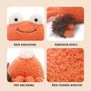 22cm Cute Hairy Crab Plush Toys Throw pillow Simulated Accompany Doll Soft Skin-friendly Bedroom Ornaments Gifts For children