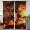 One-Pieces Blackout Curtains for Living Room Curtain Tulle for Bedroom Shades Halloween Decoration Home Interior Curtains Camera