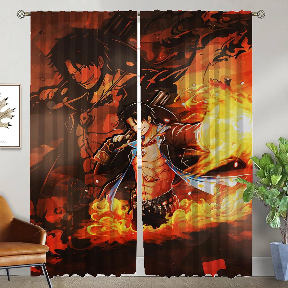 One-Pieces Blackout Curtains for Living Room Curtain Tulle for Bedroom Shades Halloween Decoration Home Interior Curtains Camera