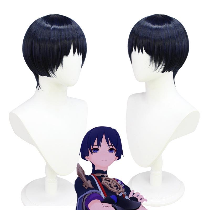 Genshin Impact Cosplay Costumes: Thunder Element Kuni Kunisaki & Wind Element Wanderer Scaramouche Anime Outfits
