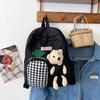 Cartable enfant cartable d'école automne et hiver nouveau sac à dos sac à dos ours mignon version coréenne tendance sac à dos maternelle garçons et filles