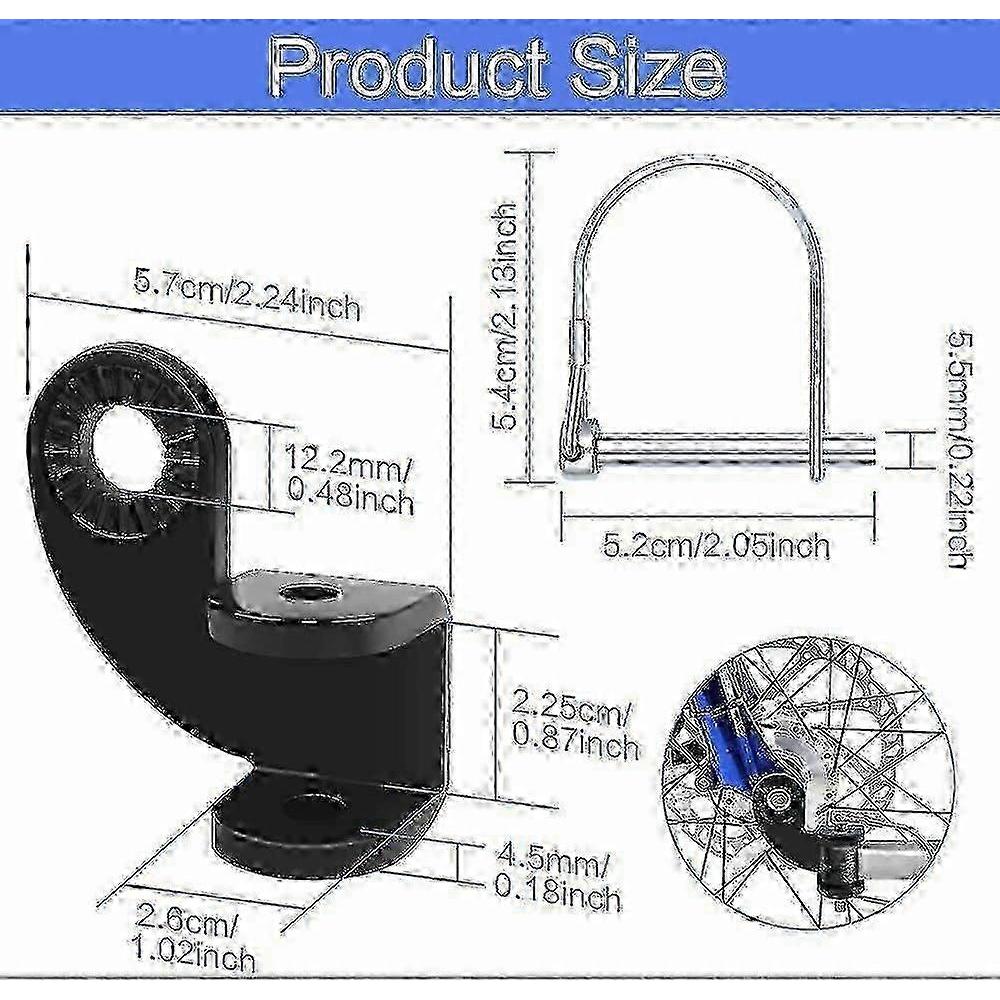 Qeridoo trailer coupling kit durable bike connection S2024123011184
