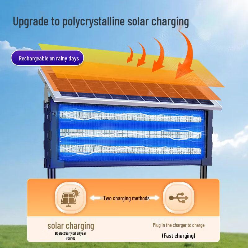 Lâmpada Elétrica Solar Aoxing para Matar Mosquitos e Moscas ao Ar Livre