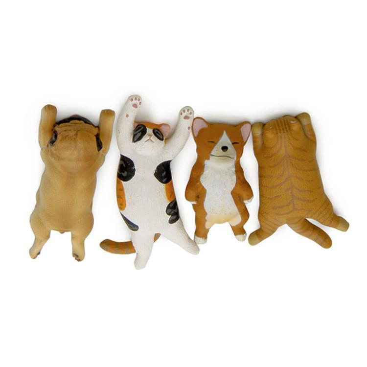 Cute Cartoon Crouching Dog Orange Cat Corgi Rabbit Secret Model For Gift Giving And Collection