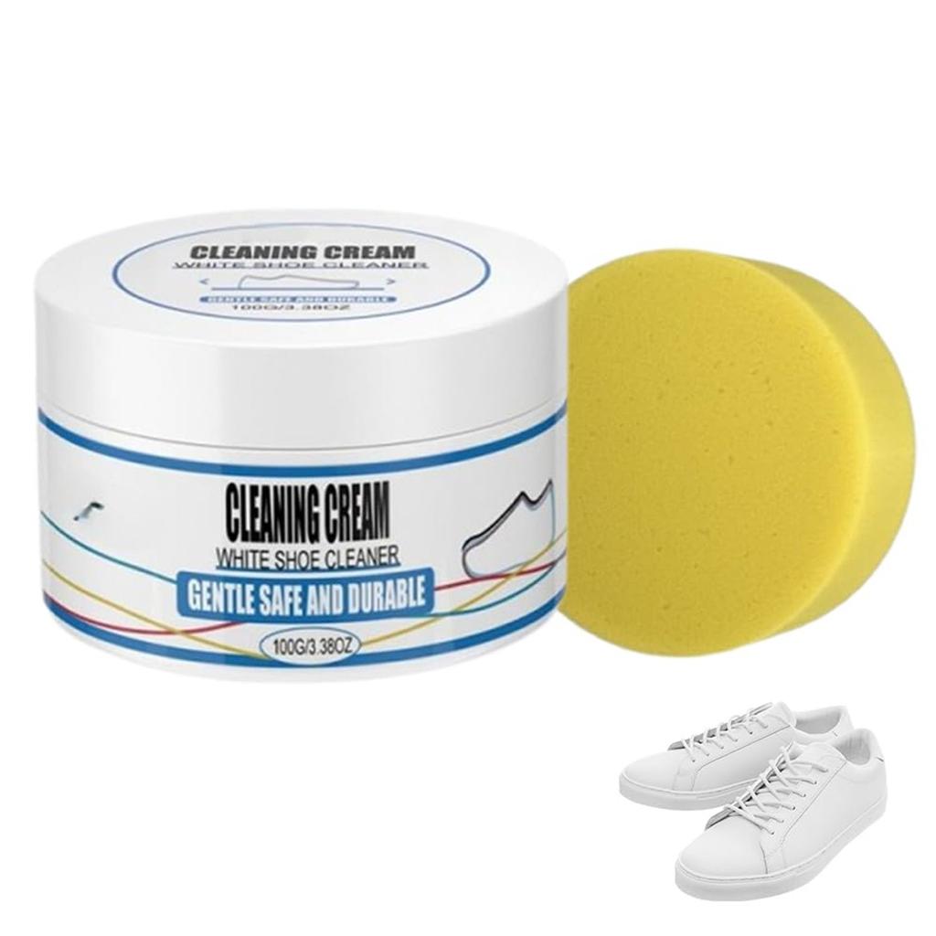 Shoe Whitening Cleaning Balm Deeply Cleanses Dirt Removes Yellowing Prevents Shoe Upper Cracking Suitable For All Kinds Of Shoes