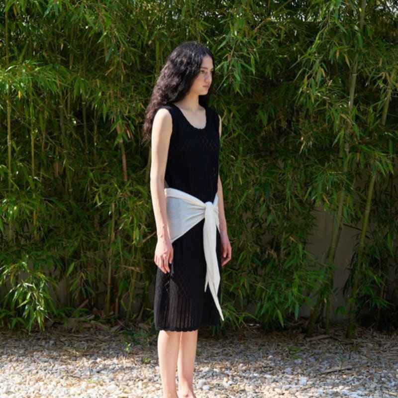 Rhodon Linea Schal - elfenbein