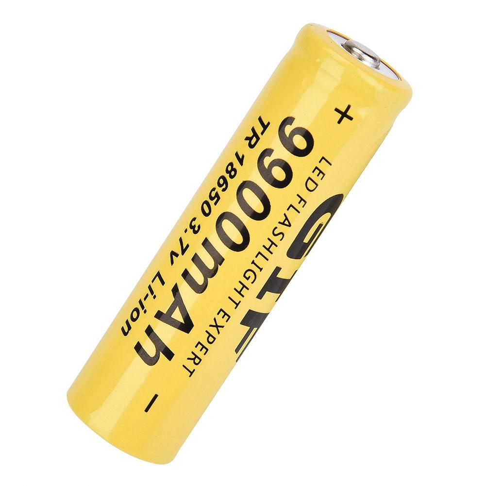 Buy 4PCS Flashlight Battery GIF 9900mAh 18650 Rechargeable Battery