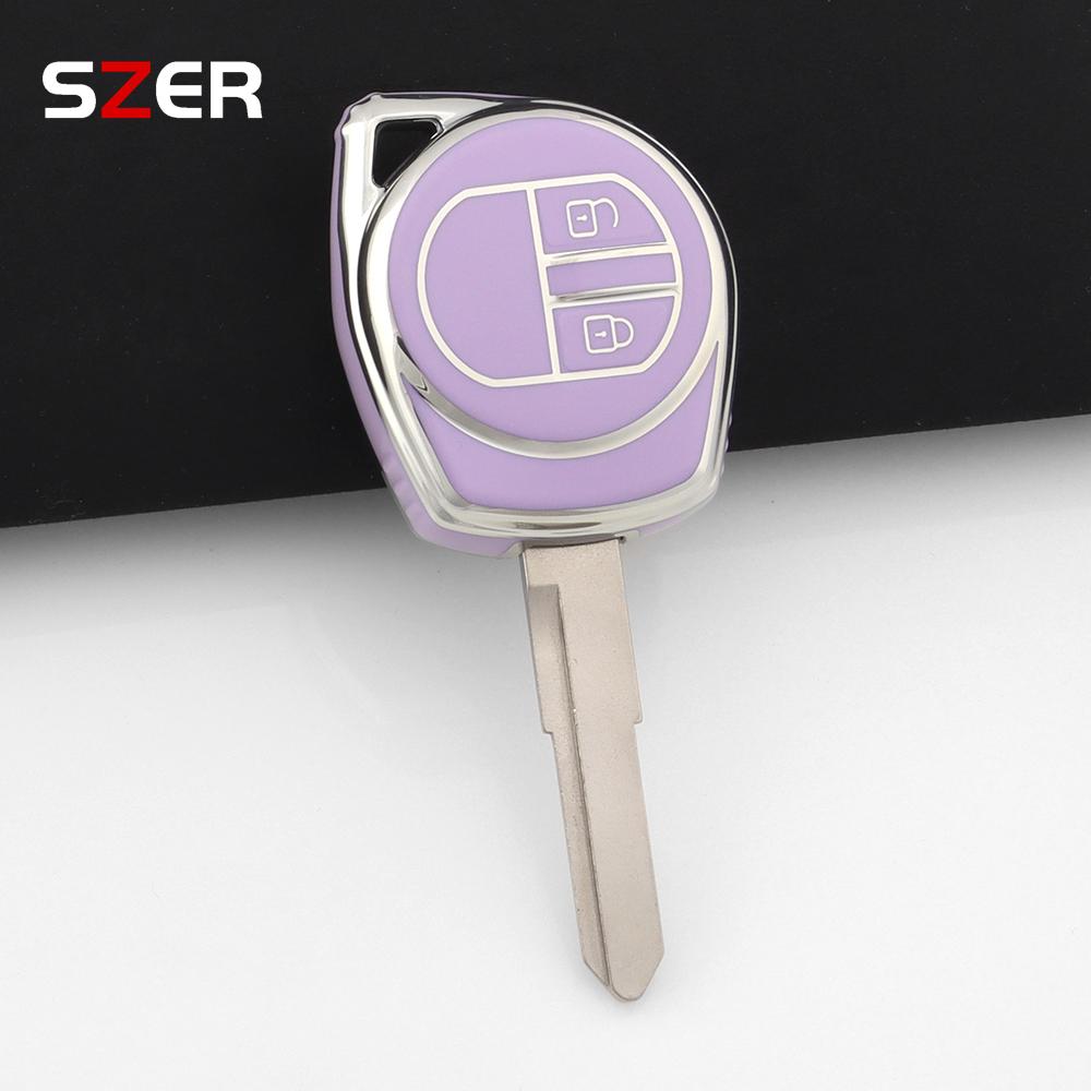 Tpu Car Remote Key Case Cover Shell For Suzuki Swift Sx4 Liana Aerio Jimny Samurai Amagatarai Grand Vitara Auto Fob Keychain