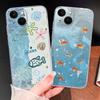 For iPhone 13 Pro Max 13 mini Phone Case Butterfly Patterns Soft Slim Transparent Silicone Cover For iPhone13 Lightweight Funda