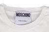 Moschino couture luksusowy męski t-shirt biały -50% - Rozmiar: XL