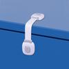 1pc Adhesive Fixation Child Safety Lock No Drilling Baby Proof Latch  Kitchen Fridge Oven Door