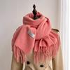 Scarf women's winter new autumn white thickened 111 pure shawl dual-purpose men's knitted warm scarf