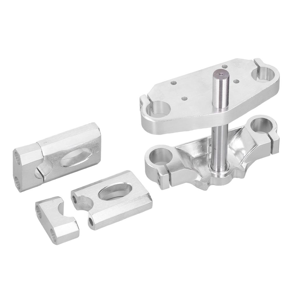 Motorcycle Upper Lower Plate Handlebar Riser Mount Bar Shock Absorber Direction Device Universal