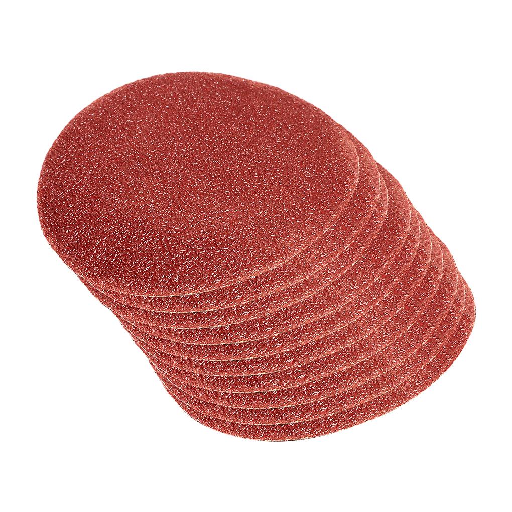 10Pcs/set 100mm Grit Red Sander Disc Sanding Pad Polishing Pad Sandpaper Tool