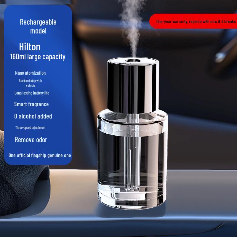 Car Aromatherapy Spray: Automatic Smart Fragrance Dispenser for Interior Odor Removal, Unisex Light Scent