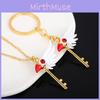 Cardcaptor Sakura Bird Head Magic Wand Necklace With Alloy Pendant For Cosplay Fans