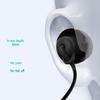 Noise Reduction Headphones with Microphone 3.5mm Wired Earphones Sleeping Headphone Give You a Good Sleep Black White