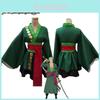 One Piece Roronoa Zoro Cosplay-Kostüm in leuchtenden Farben für Damen zu Halloween