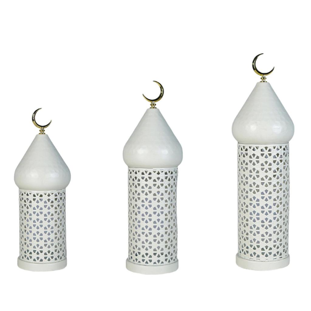 Decorative Candle Holder Ramadan Decoration Tea Light Holder Tabletop Ornament for Indoor Weddings Holiday Mantel Dining Room