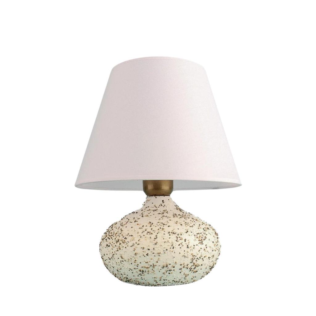 Chasse Handmade Seramik Abajur Beyaz