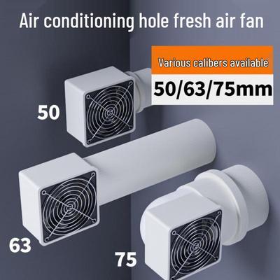 Punch-Free Ventilation Fan with Air Purifier: Bedroom Fresh Air and Odor Removal, Oxygenation, and Formaldehyde Elimination.