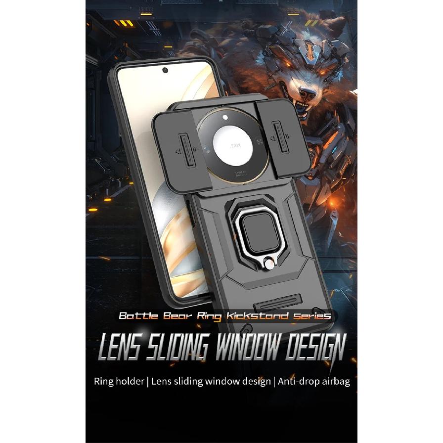Armor Shockproof Case For Honor Magic 8 Lite Magic8 X9d Protective Cover With Ring Stand Holder Coque Fundas Capa