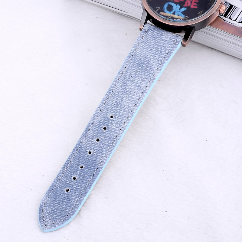 2017 neue Ankunft Mode Quarz Frauen Bunte Casual Leder Elegante Armbanduhr Alles Wird OK sein
