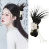 Neu Chinesischen Stil Huhn Nest Ball Kopf Perücke Hanfu Haarnadel Blume Quaste Haarnadel