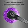 Motor Sprocket Heavy Duty Aluminum Alloy Chainring 40T To 58T Waterproof Rustproof Tooth Disc Replacement for Road Bike