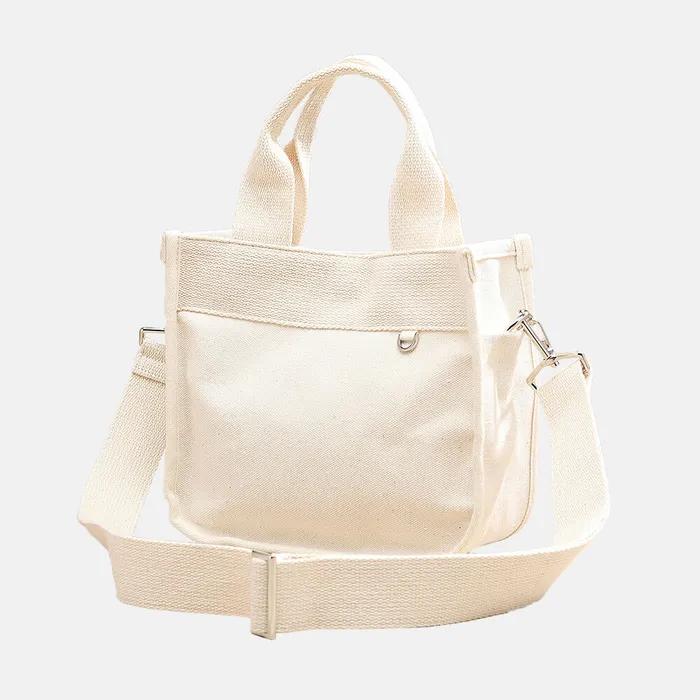 Mini Canvas Eco Bag with Strap