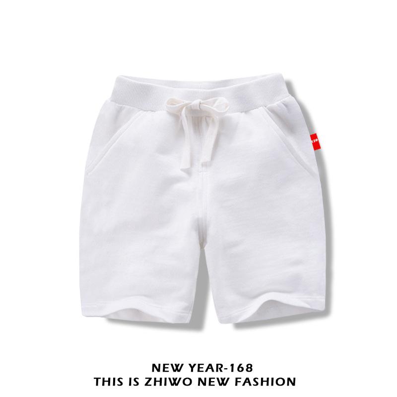 

Летние шорты, повседневные однотонные шорты Quiver для мальчиков/девочек, с эластичным поясом и бантом, всего 10 цветов, подходят для улицы 90cm