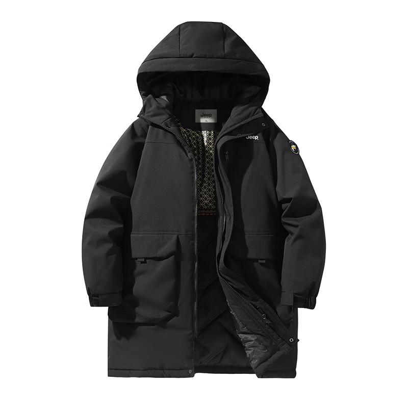 JEEP Unisex Multi-Pocket Mid-Length Windbreaker Hiking Jacket S
