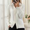 Women S Long Sleeve Zip Knit Cardigan Sweater Jacket