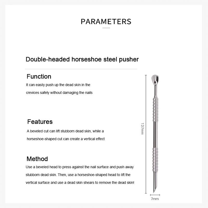 Neuer Push Cuticle Nägel Maniküre Spatel Nagelhautentferner Werkzeug Stäbchen Maniküre SPT06