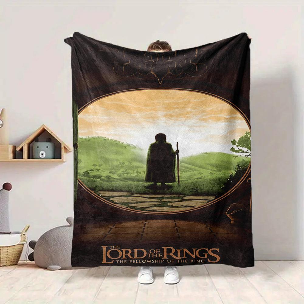 1 Stück Der Herr der Ringe Decke Leichte Flanell-Kuscheldecke für Sofa, Bett, Reise, Wohnzimmer, Büro, Couch, Stuhl und Bett