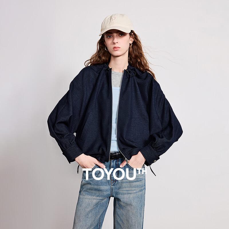 

Women s Retro Denim-Style Lightweight Jacket XL