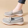 35-41 Dámské módní ležérní boty nadměrné velikosti s plochou podrážkou a jedním patním kopem, boty pro matky, mokasíny