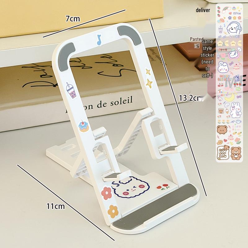 

Compact Foldable Desktop Stand for Phones & Tablets - Perfect for Travel & Dorms