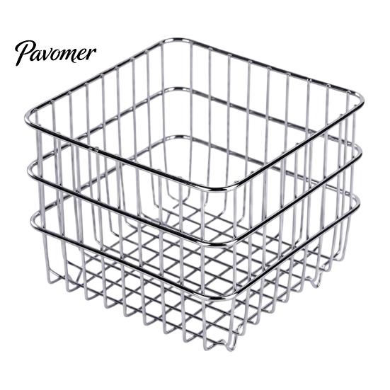 Office Supplies Storage Organizer Pen Holder/Storage Basket, Hollow Grid Iron Tube, Multipurpose Small Object Durable Pencil for Stationery And Makeup