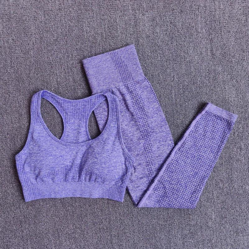 Seamless Women's Yoga Set: 2/3/5PCS Workout Sportswear