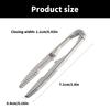 Portable Titaniums Alloys Tweezer Camping Tweezer Tool Outdoor Survivals Pick Up Tweezer Keychains Pendants Travel Tool