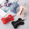 Bone-Shaped Dog Poop Bag Dispenser & Trash Can with Large Leather Storage In Stock