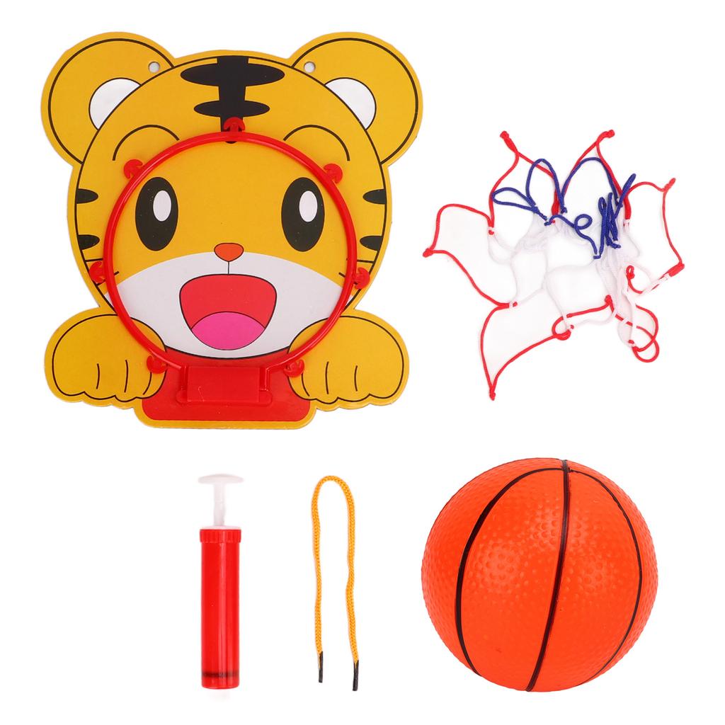 Hanging Basketball Hoop Mini Plastic with Basketball Net Ball for Indoor Outdoor Toy Sports Game