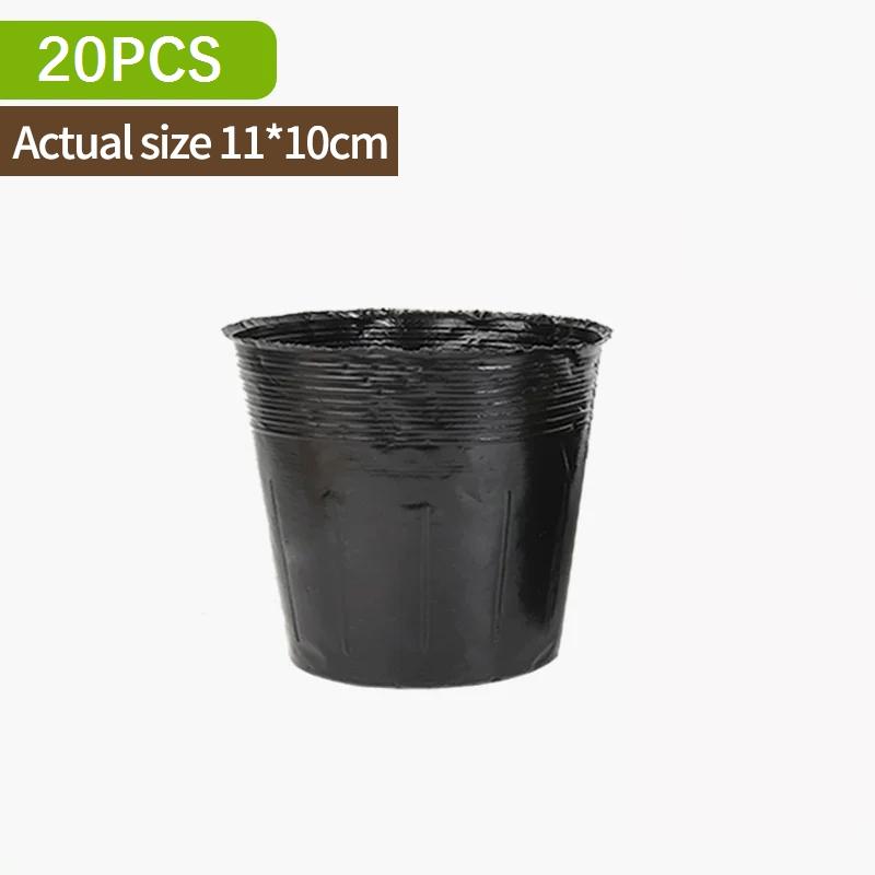 10/20Pcs Seedling Cups Planting Pots Disposable Nutrient Bags Flower Pots Seedling Trays Gardening Supplies Garden Accessories