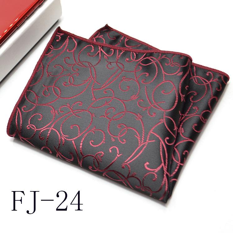 Men'S Pocket Towel Korean Version Cashew Flower Small Square Suit Handkerchief Versatile Dress 24*24Cm