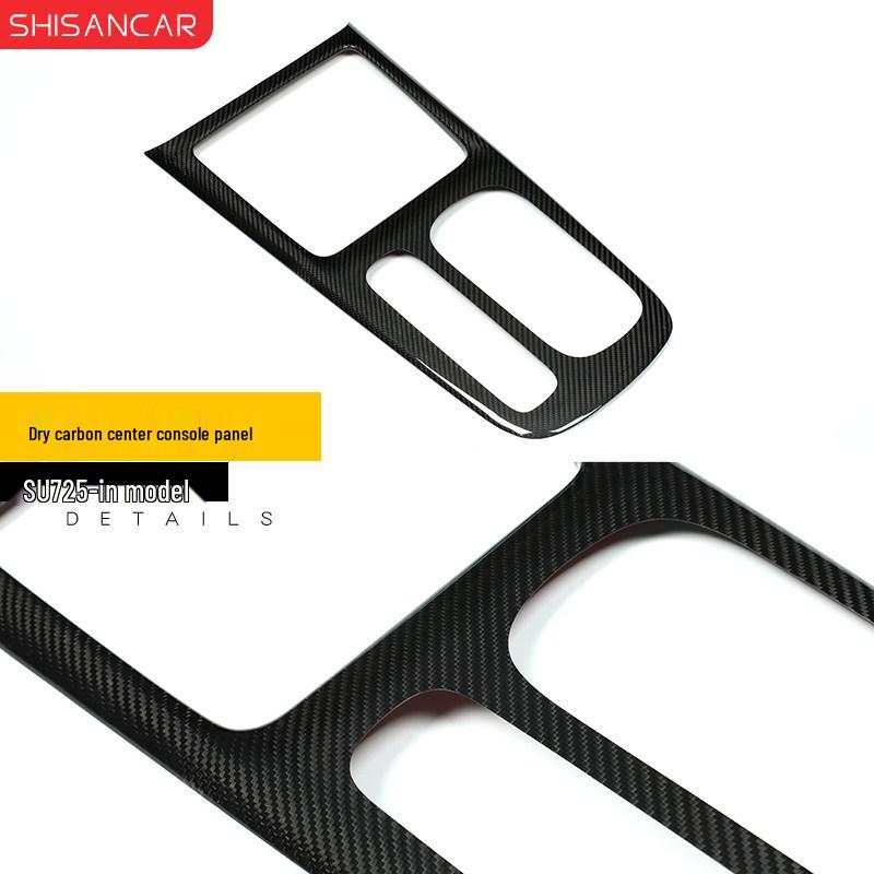 Xiaomi SU7 Car Body Kit: Front Lip, Splitter, Side Skirts, Rear Wing, Carbon Fiber Exterior.
