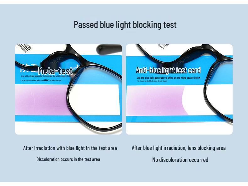 Ultralight Trendy Anti-Blue Light Eyeglass Frames for Men & Women - Prescription Ready
